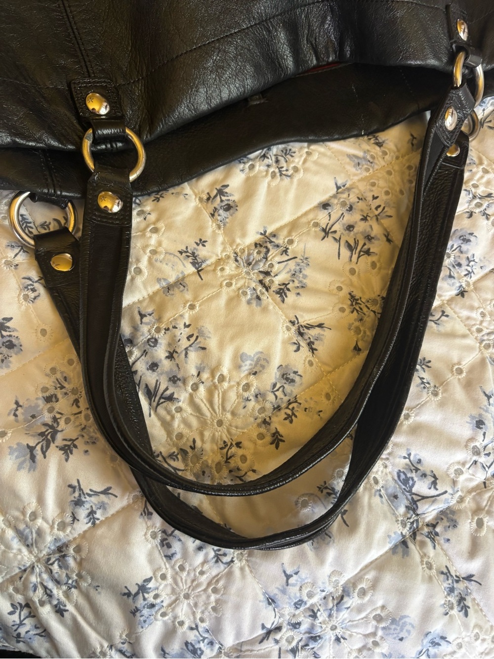 Black Leather COACH Shoulder Hobo Bag - Picture 4 of 10